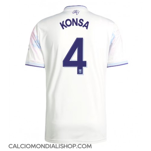 Maglie da calcio Aston Villa Ezri Konsa #4 Terza Maglia 2025-26 Manica Corta